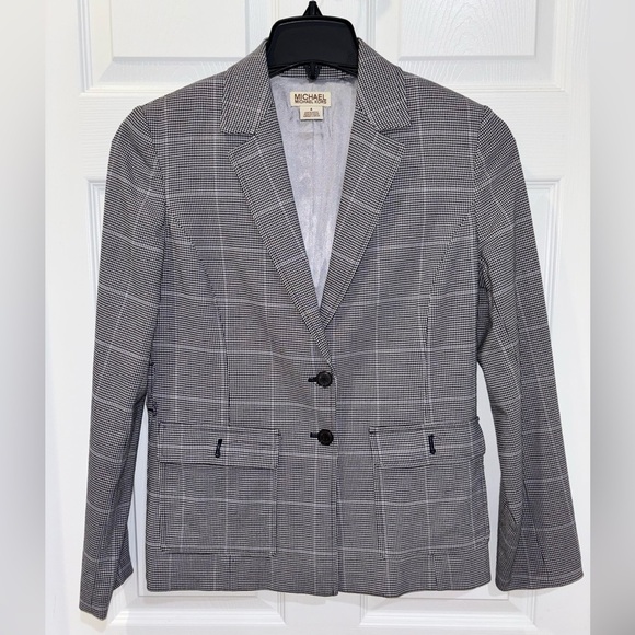 MICHAEL Michael Kors Jackets & Blazers - MICHAEL by Michael Kors 2 button plaid blazer SZ 4​​